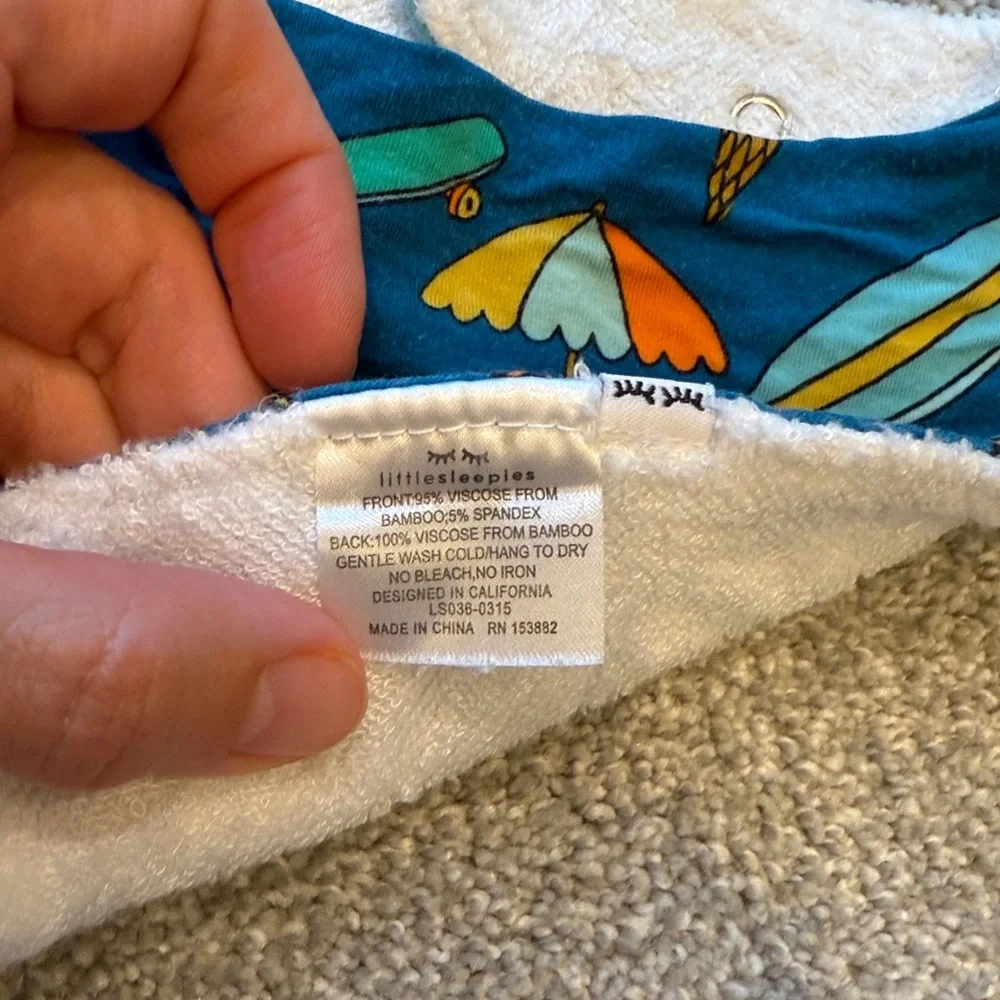 Little Sleepies- Surf’s Up Bandana Bib